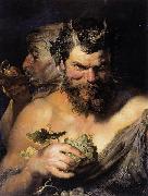 Peter Paul Rubens Two Satyrs oil painting